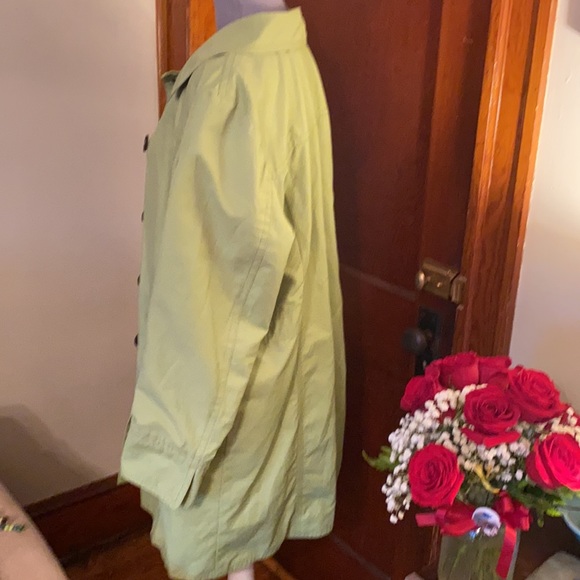‼️NWOT Eddie Bauer green lined trench/rain coat size XL‼️ - Picture 6 of 8